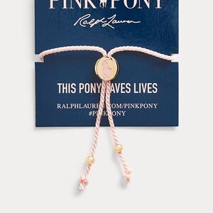 Ralph Lauren Pink and Gold Bracelet